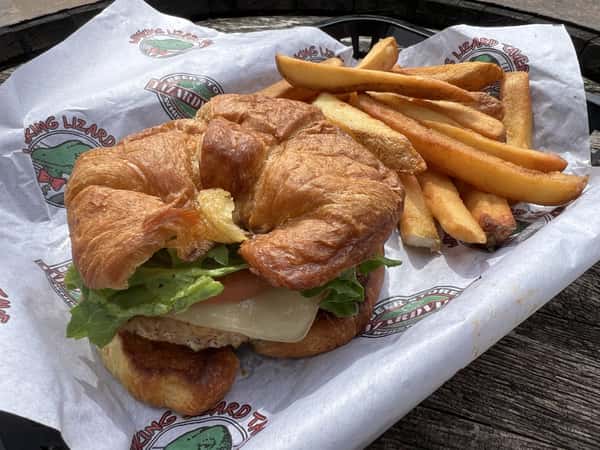 Turkey Croissant Burger