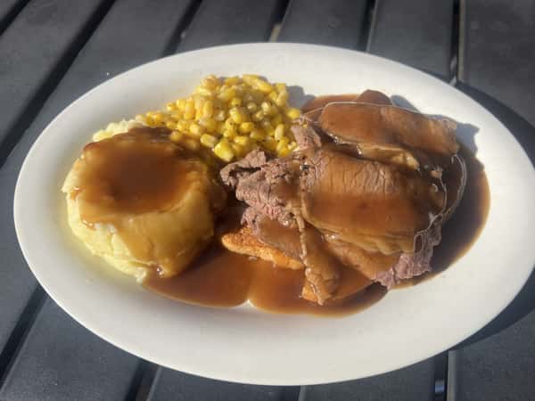 Open Face Roast Beef