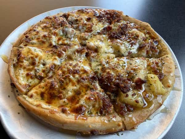 Hot Honey Hawaiian Pizza