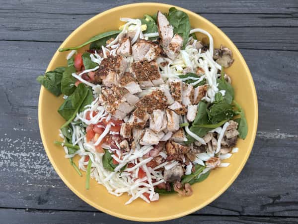 Cajun Chicken Spinach Salad