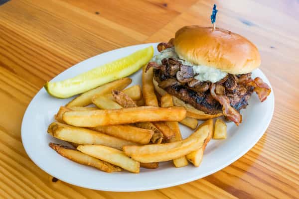 Blue Shroom Burger