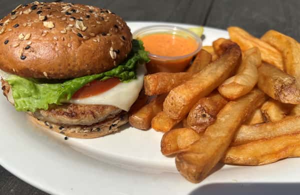 Turkey Burger - Weekly Lunch Specials - Winking Lizard Tavern