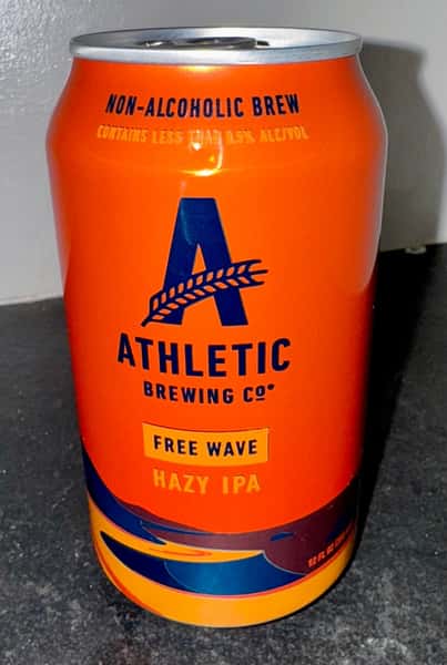 Free Wave Hazy IPA (Non-alcoholic) Athletic Brewing