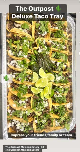 Taco Tray (25 Tacos ) Cil\onion Or Let\cheese