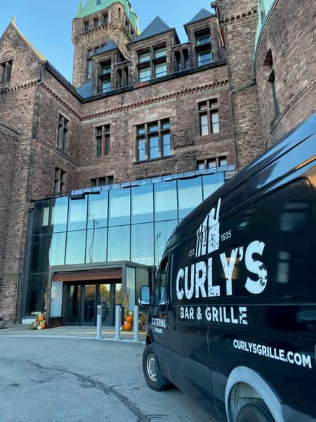 our catering van at hotel henry for an event