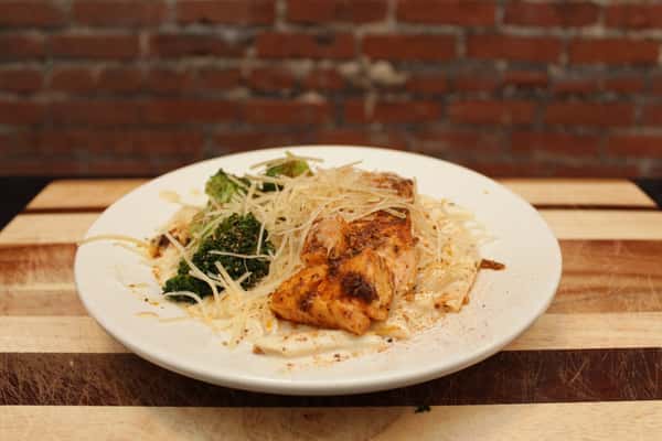 Genre Blackened Salmon Pasta