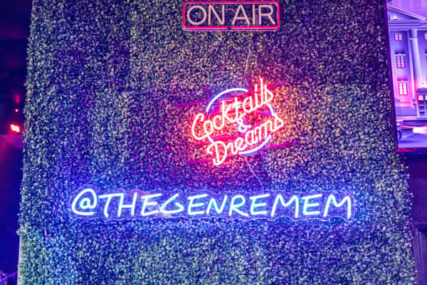 neon lights sign