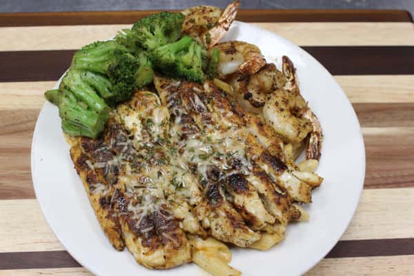 Genre Chicken & Shrimp Pasta