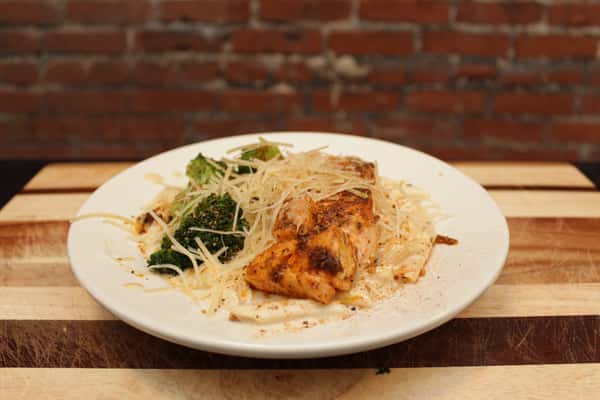 Genre Blackened Salmon Pasta