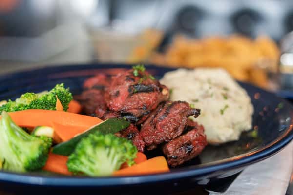 Our Famous Marinated Steak Tip Dinner