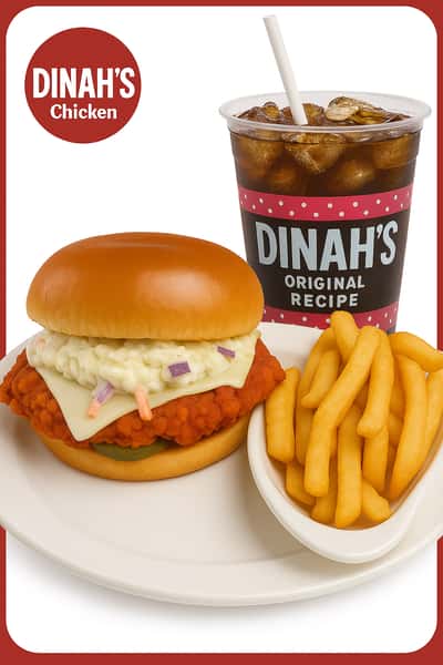 Dinah's Spicy Chicken Sandwhich Meal