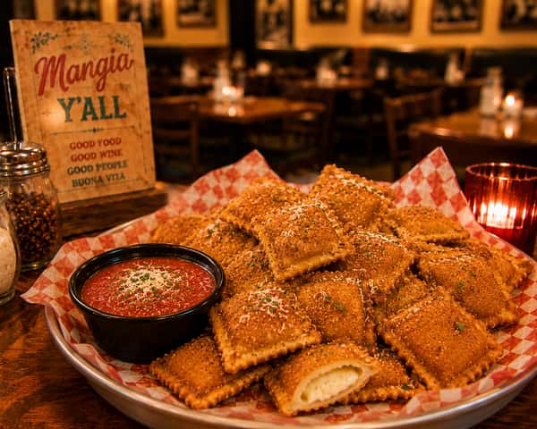 Toasted Cheese Ravioli