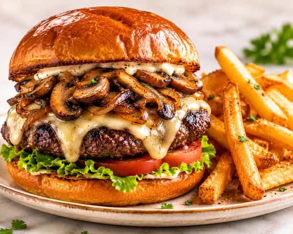 Wild Mushrooms Burger