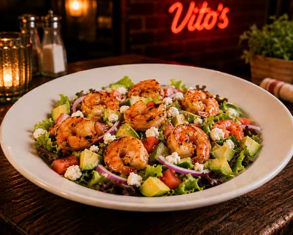 Shrimp & Goat Cheese Salad