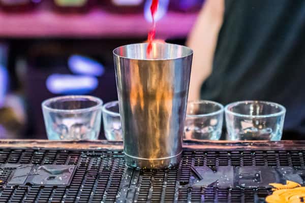 Pouring drink