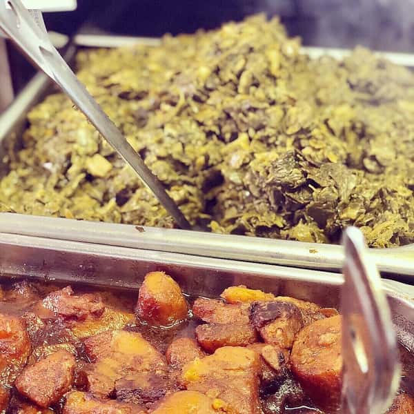 Friday Collards and Yam Special