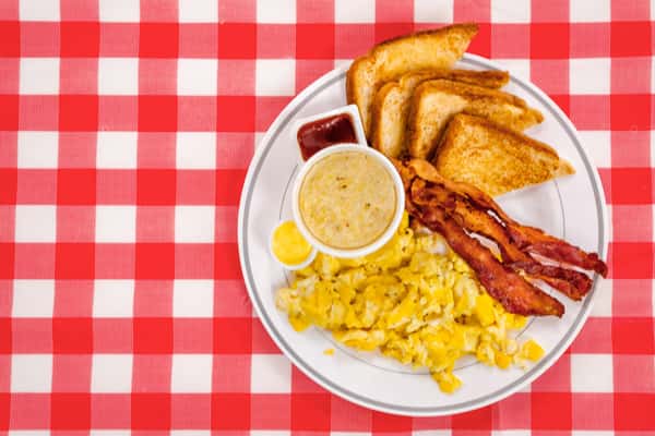 Bacon & Egg Breakfast Plate