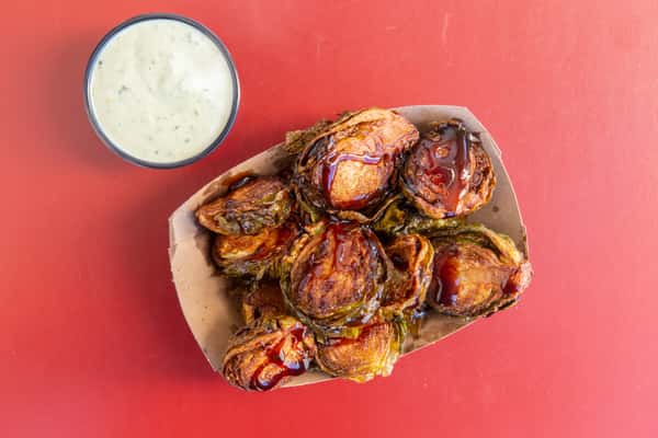 Flash Fried Brussel Sprouts