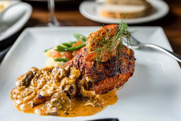 Blackened Redfish Pontchartrain