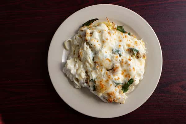 Spinach Chicken Alfredo Pasta