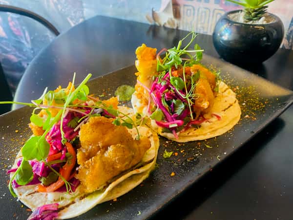 Tempura-Fried Rockfish Taco