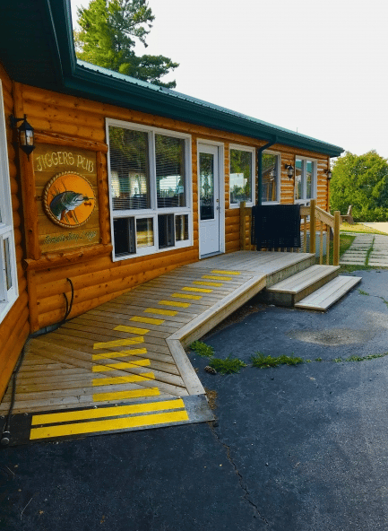 outdoor view of jiggers pub