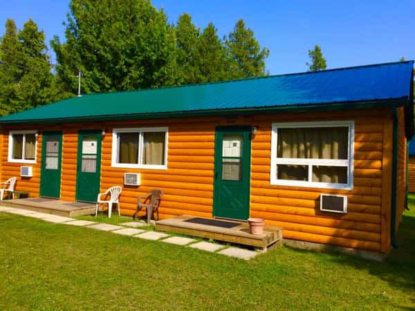 outdoor view of a cabin