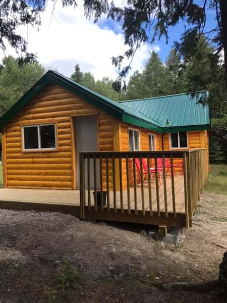 an ourdoor view of a cabin