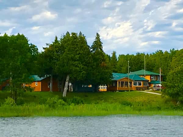 outdoor view of a cabins
