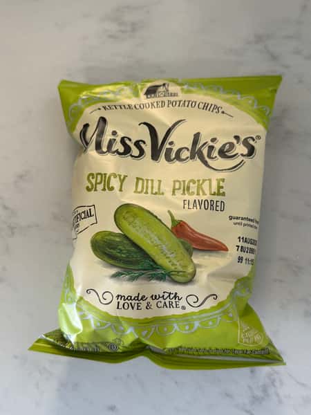 Miss Vickies Spicy Dill Pickle potato chips