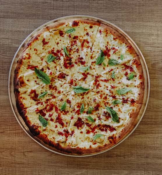 Chicken Alfredo Pizza