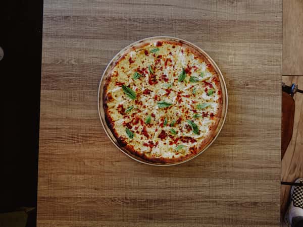 Chicken Alfredo Pizza