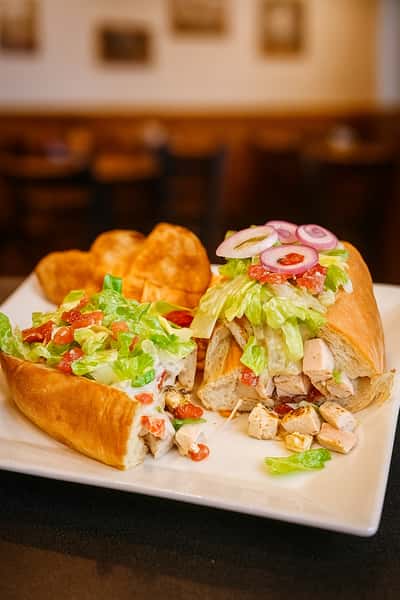 Grilled Chicken, Onion, Mushroom Sub