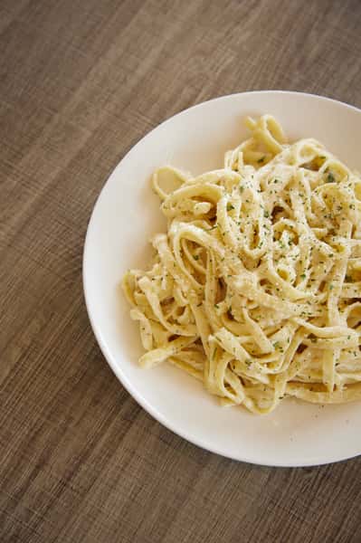 Dinner Chicken Fettuccine Alfredo.