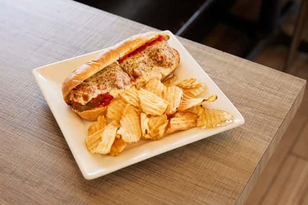 Meatball Parmigiana Sub