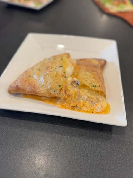 Spicy Caribbean Chicken Calzone