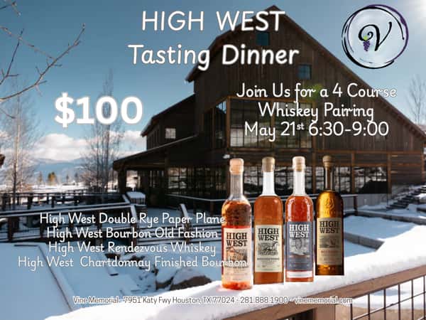 High West Tasting Dinner