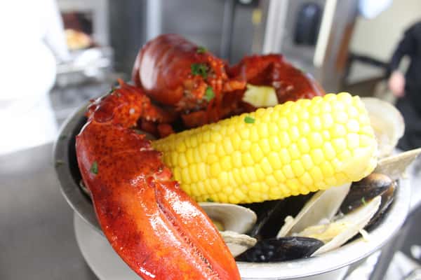 lobster and corn