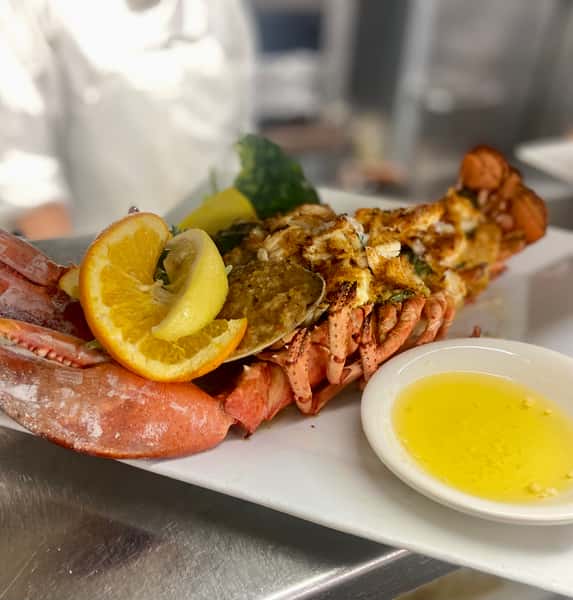 Grecian Stuffed Lobster