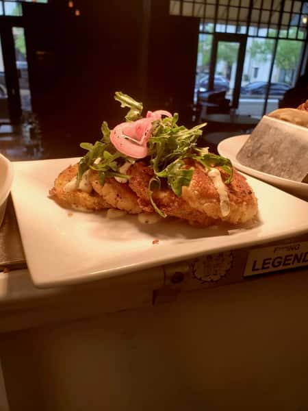 Crab Cakes and Green Tomatoes