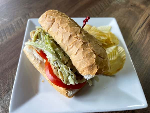Crab Cake Po'Boy