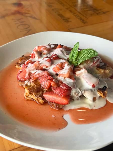 Strawberry and Cream French Toast