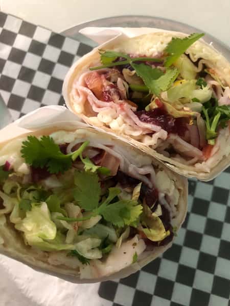 Roadees turkey cranberry wrap