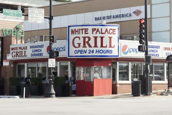 Exterior of White Palace Grill
