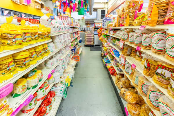 La Reyna Market supermarket aisle