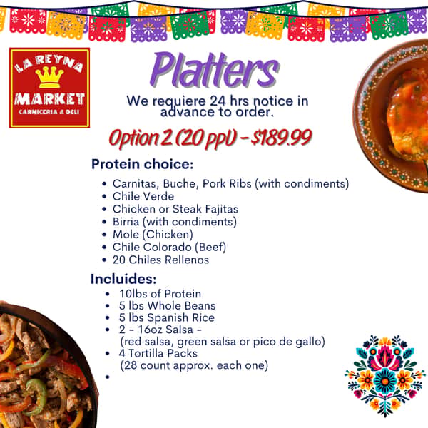 Fiesta for 25 ppl