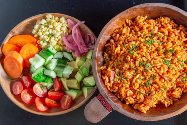 Build Your Own Jollof Rice Bowl