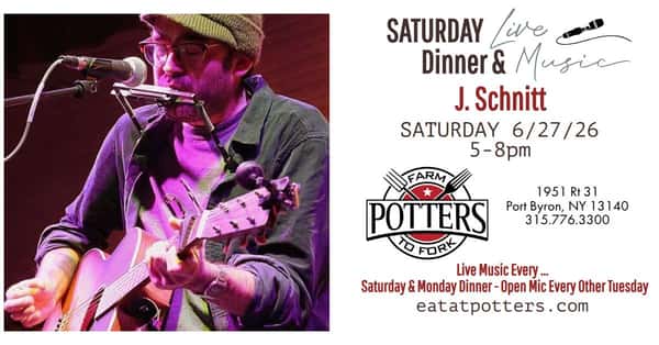 Saturday Dinner & Live Music with J. Schnitt