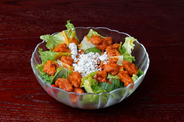 Buffalo Shrimp Salad