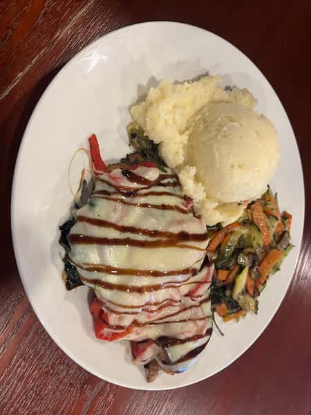 Smothered Balsamic Chicken